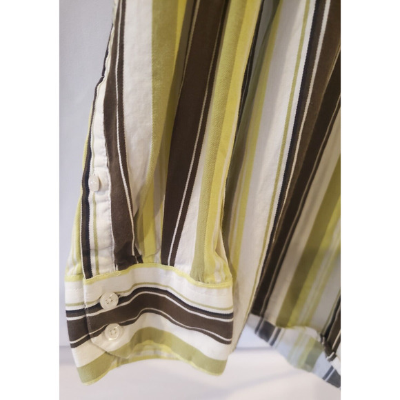 Geoffrey Beene Men's Size‎ XL Striped Long Sleeve Button Up Shirt Multicolor - Picture 4 of 13